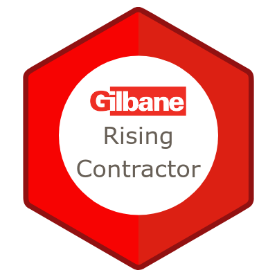 Gilbane Rising Contractor badge